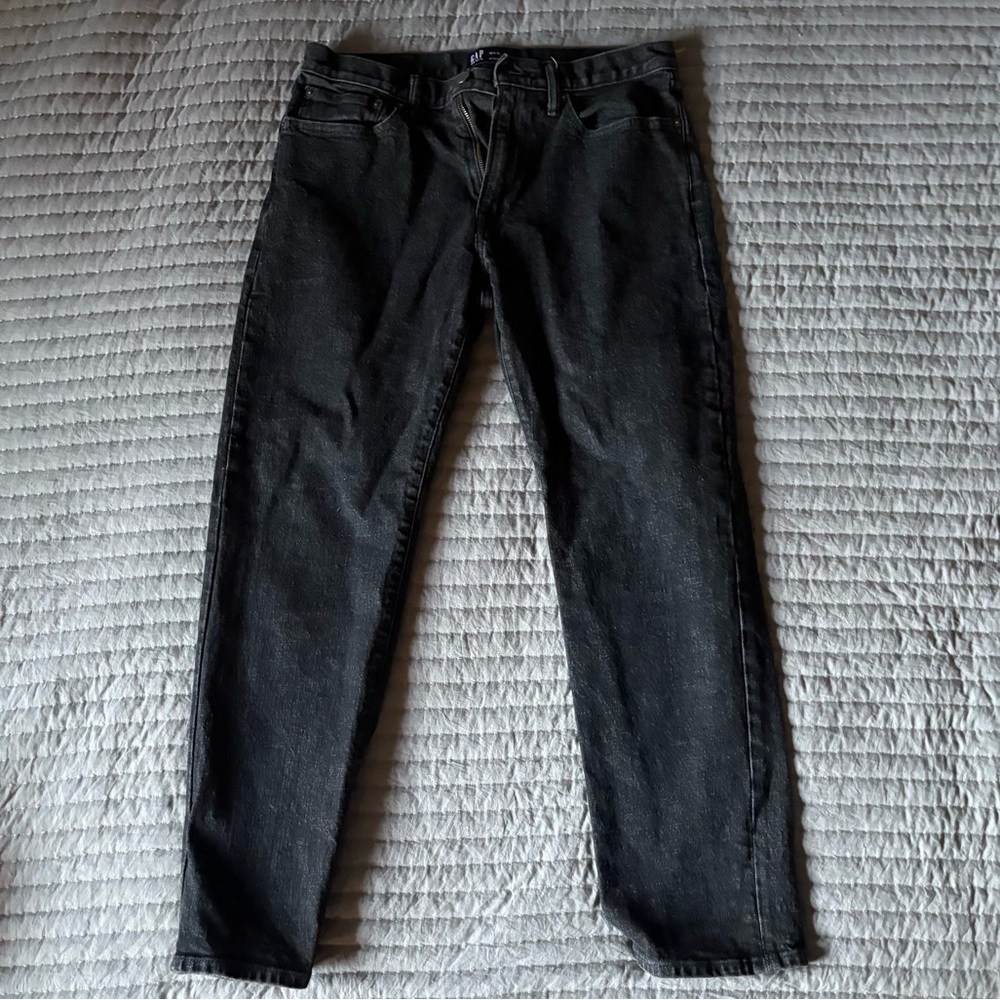🖤GAP Straight Fit Jeans — Size 32x30 | Charcoal Black Denim